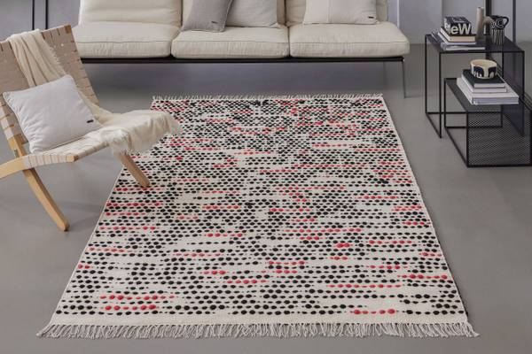 Kurzflorteppich London Red 140 x 200 cm