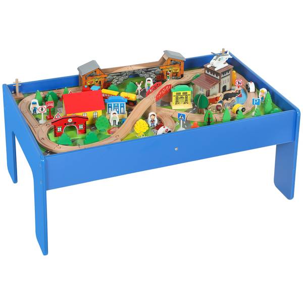 Spieltisch 3A0-018V00BU Blau - Holzwerkstoff - 61 x 40 x 98 cm
