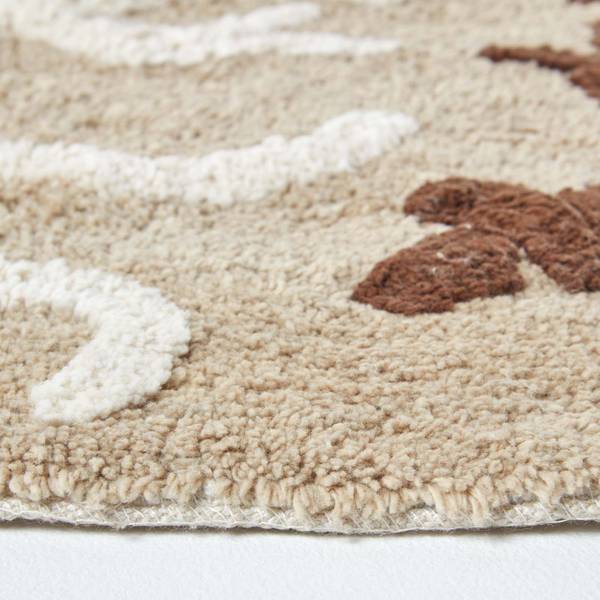 Duschvorleger Damast Beige