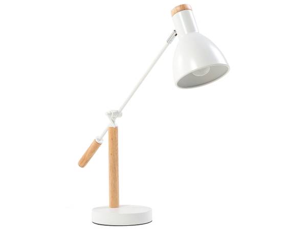 Tischlampen PECKOS Braun - Weiß - Metall - 13 x 50 x 13 cm