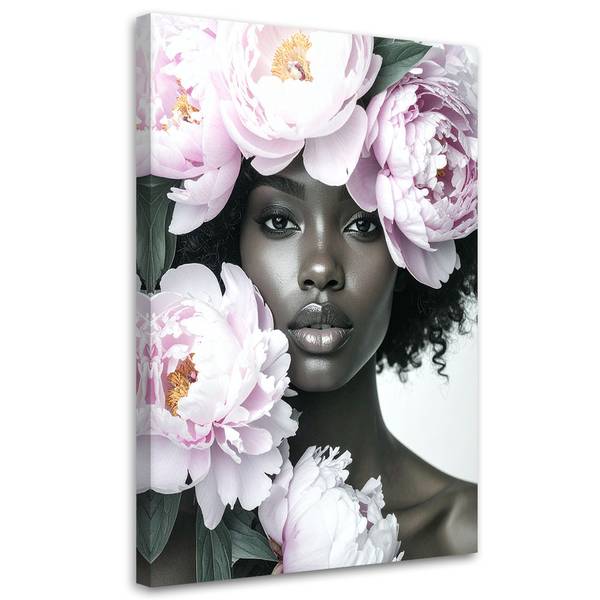 Wandbild Frau 70 x 100 cm