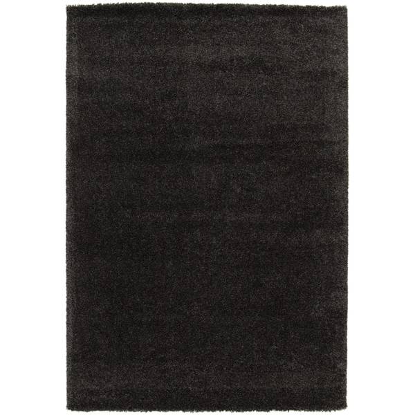 Hochflorteppich Sevilla Grau - Polypropylen - 80 x 150 cm