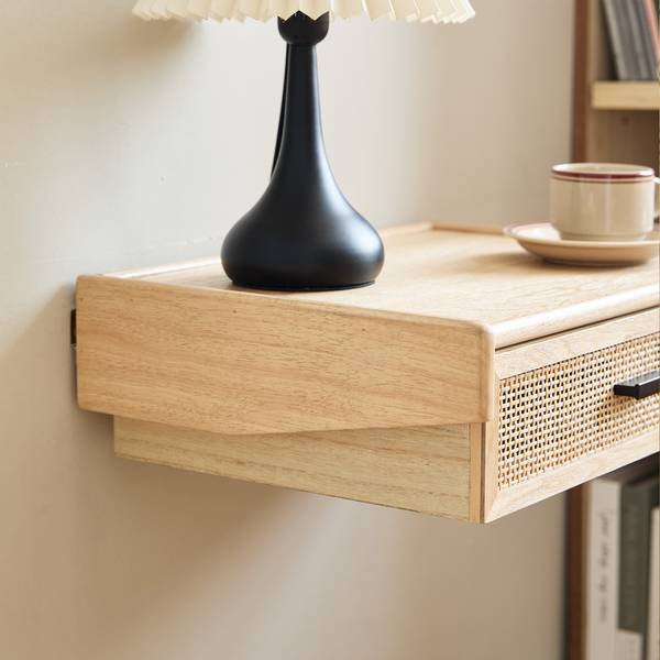 Wandnachttisch PITEA Rattan