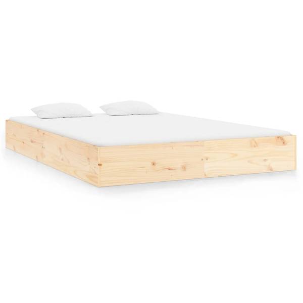 Massivholzbett XT 4688 Braun - Massivholz - 123 x 23 x 203 cm