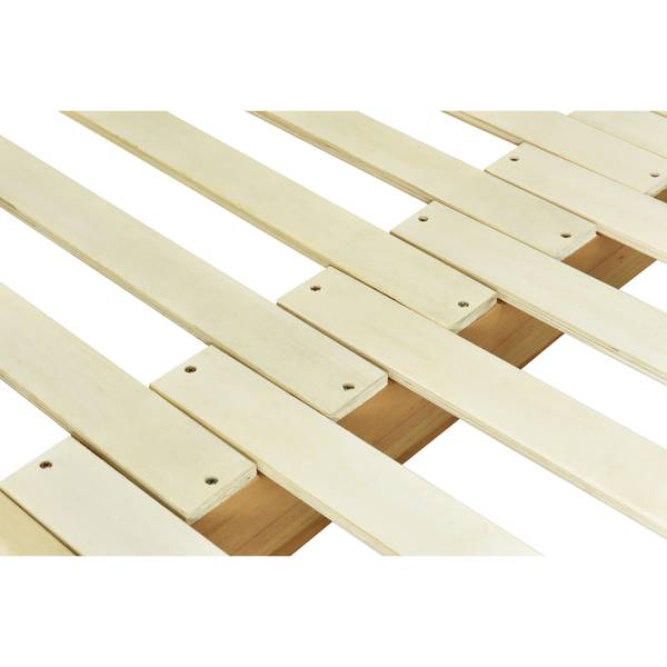 Kinderbett Daisy Braun - Weiß - Kiefer - 162 x 177 x 207 cm