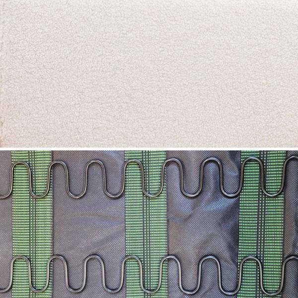 Sessel Weiß - Textil - 69 x 73 x 64 cm