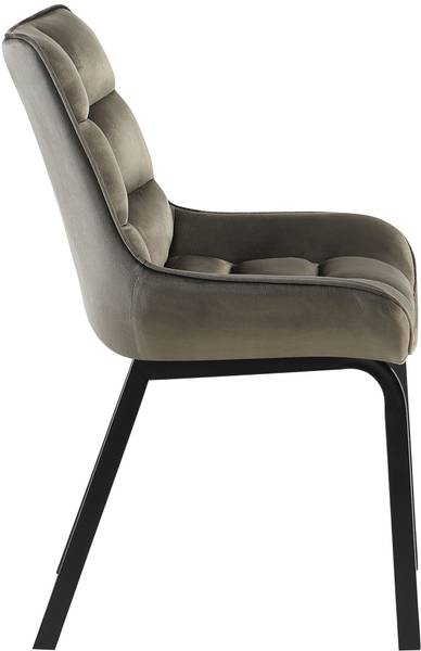 chaise salle à manger Saranda Lot de 2 Anthracite