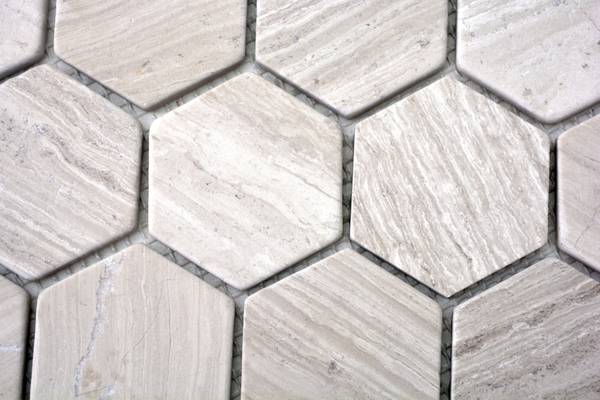 Mosaikfliesen 44-1205 Grau - Stein - 31 x 30 x 30 cm