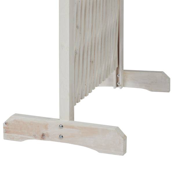 Rankgitter Holz ausziehbar Weiß