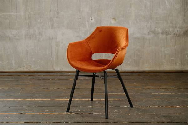 Chaise ZAJA Velvet Marron