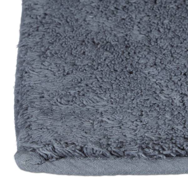 Badteppich verschiedene Größen grau Grau - Textil - 150 x 2 x 80 cm