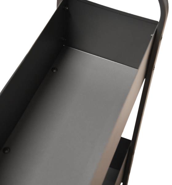 Hochbeet HALLE Grau - Metall - 23 x 75 x 60 cm