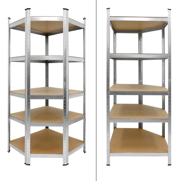 Werkstattregal 180x70x40 cm Silber Silber - Samt - 70 x 180 x 70 cm
