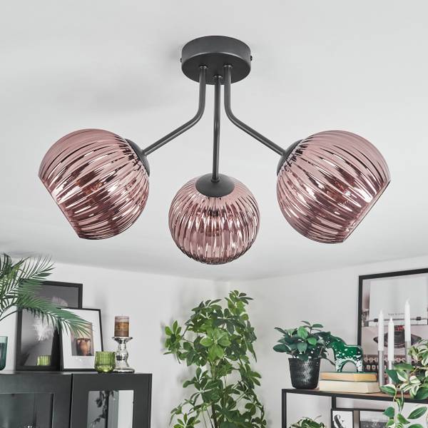 Deckenleuchte Cesaro Metall - 16 x 16 x 24 cm