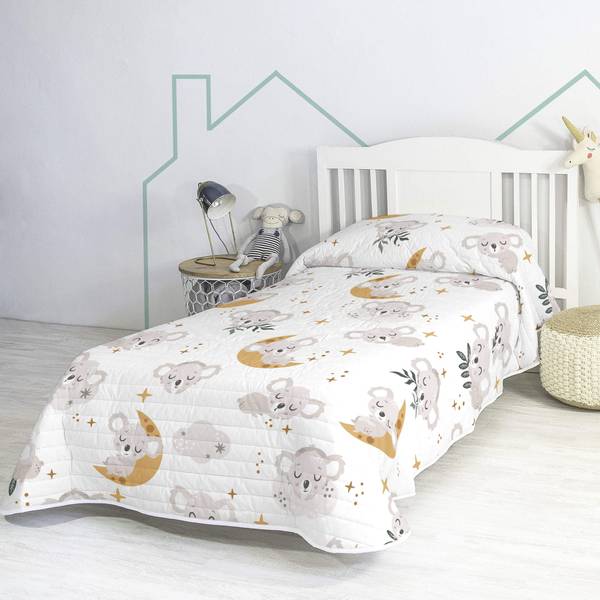 Tagesdecke Baby koala Textil - 180 x 1 x 260 cm