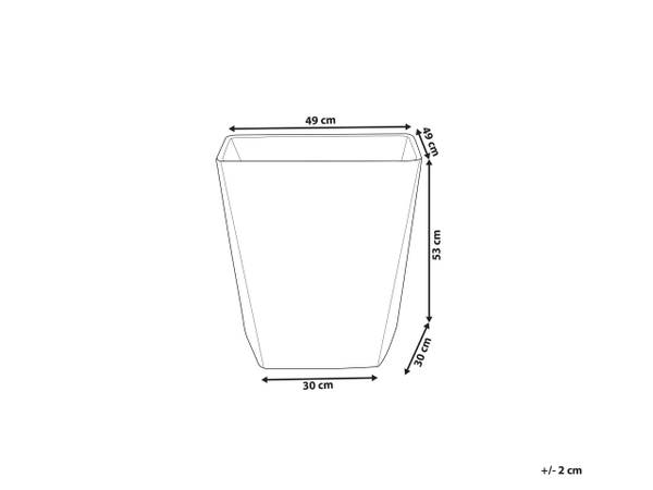 Cache-pot d'extérieur DELOS 49 x 53 x 49 cm