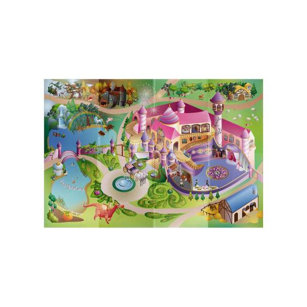 Tapis enfant NAPPE PRINCESS Textile - 100 x 1 x 140 cm