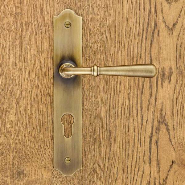 Türdrücker BARTON PZ72 Gold - Messing - 14 x 24 x 1 cm