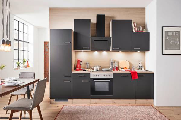 Geschirrschrank MILANO Braun - Grau - Holzwerkstoff - 50 x 200 x 57 cm