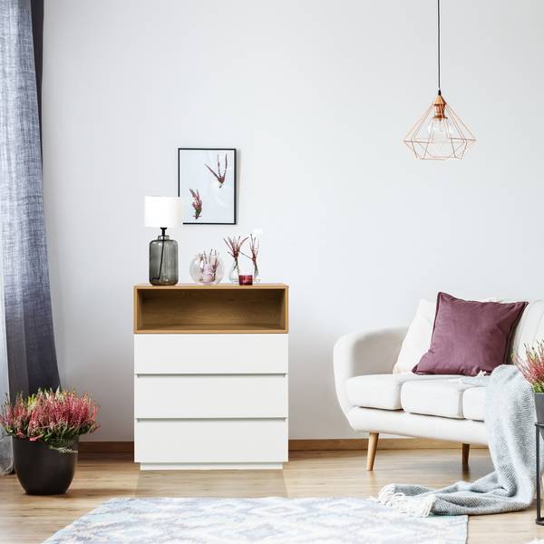 Kommode MELMO K Braun - Holzwerkstoff - 40 x 100 x 80 cm