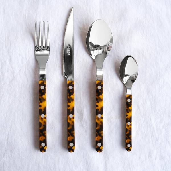 Kleiner Löffel, Bistrot Braun - Metall - 16 x 1 x 1 cm