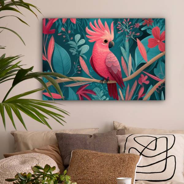 LEINWANDBILD Kakadu 90 x 60 cm