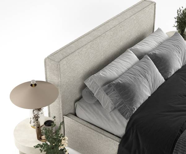 Polsterbett Lounge Beige - Grau - Liegefläche Breite: 180 cm