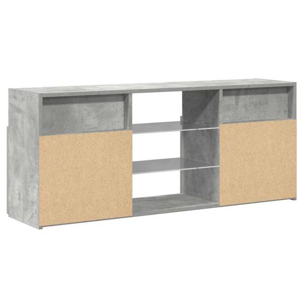 TV-Schrank 804305 Grau - Holzwerkstoff - 30 x 50 x 120 cm