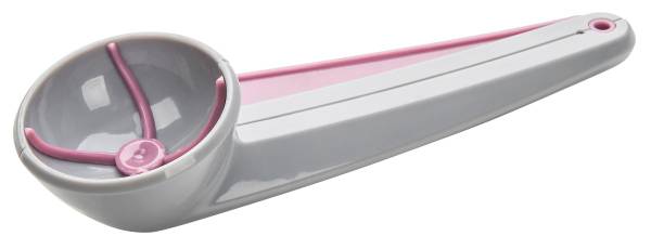 Zenker Makronator Ø 5 cm CANDY in Rosa Grau - Kunststoff - 8 x 23 x 4 cm
