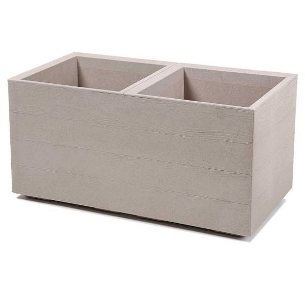 Blumentopf Betonique Beige - 39 x 39 x 78 cm