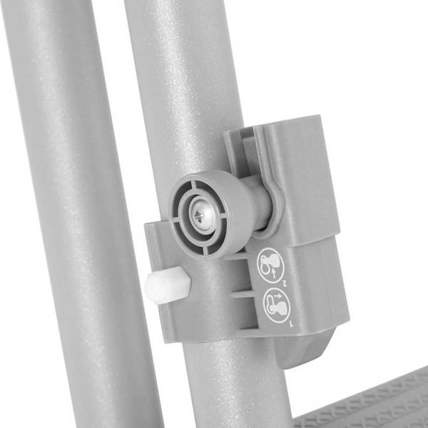 Pool Sicherheitsleiter 93340 Grau - Metall - Kunststoff - 1 x 122 x 1 cm
