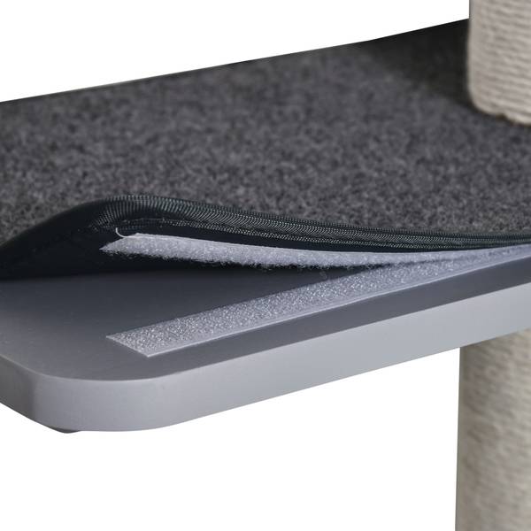 Katzenkratzbaum D30-515V01LG Holzwerkstoff - 28 x 137 x 66 cm