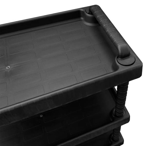 Werkzeugwagen 151828 Schwarz - Polyethylen - 75 x 92 x 37 cm