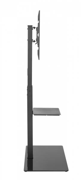 TV-Stand LUMLDT03-17FL Schwarz - Stahl - 66 x 146 x 40 cm