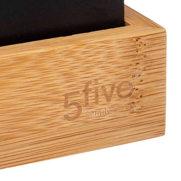 Organiseur amovible BAVA Noir - Bois manufacturé - 10 x 10 x 29 cm