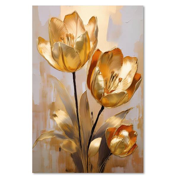 Wandbild tulpen glamour 40 x 60 cm