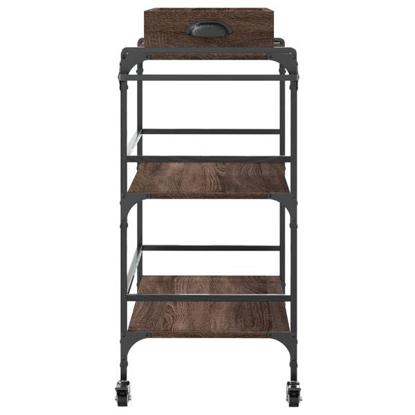 Chariot de cuisine 3032998 Marron foncé