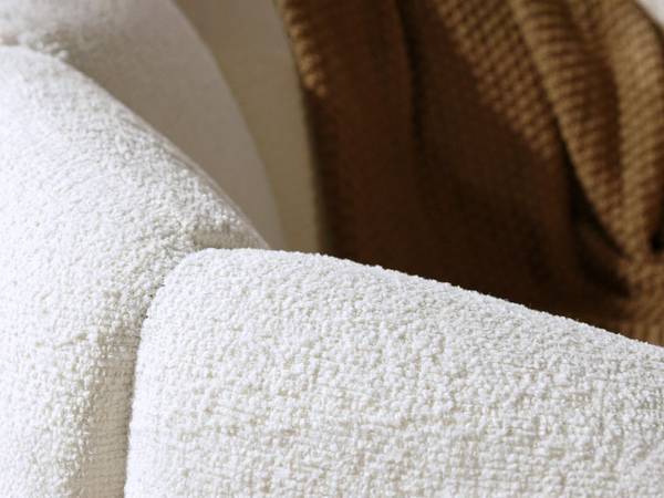 Sessel mit gerader Rückenlehne DELIPO Beige - Textil - 93 x 73 x 76 cm