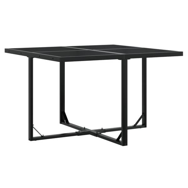 Garten-Essgruppe 3042088 (5-teilig) Schwarz - Stahl - 107 x 72 x 110 cm