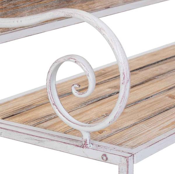 Bank Jardin Mueble Grau - Massivholz - 114 x 102 x 54 cm