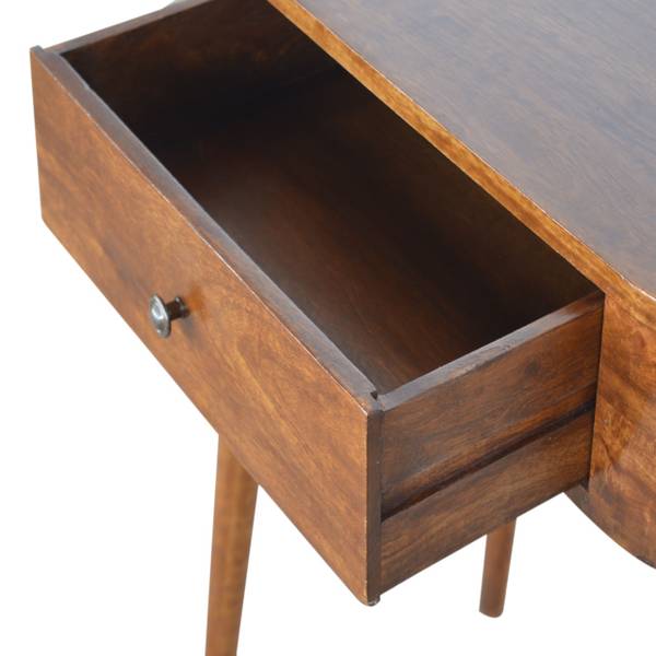 KONSOLENTISCH Albion Braun - Mango - 80 x 78 x 40 cm