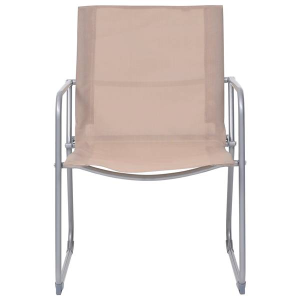 Ensemble de jardin 44354 (lot de 4) Gris - Polyester - Acier - 45 x 38 x 90 cm
