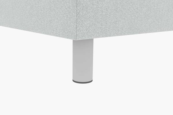 Boxspringbett Orion Hellgrau - Liegefläche Breite: 140 cm