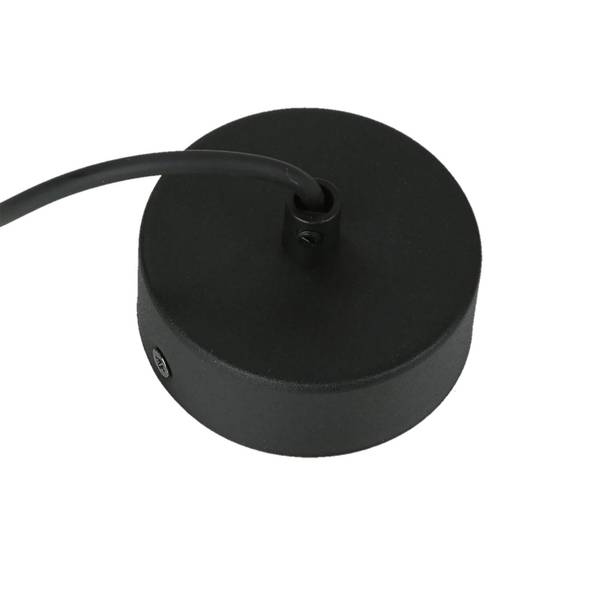 Hängeleuchte KALETE Schwarz - Glas - Metall