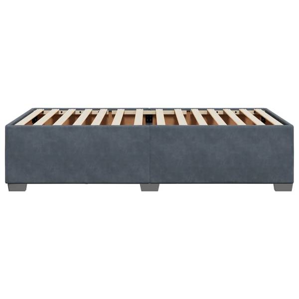 Bettgestell 3038698 Grau - Textil - 90 x 46 x 200 cm