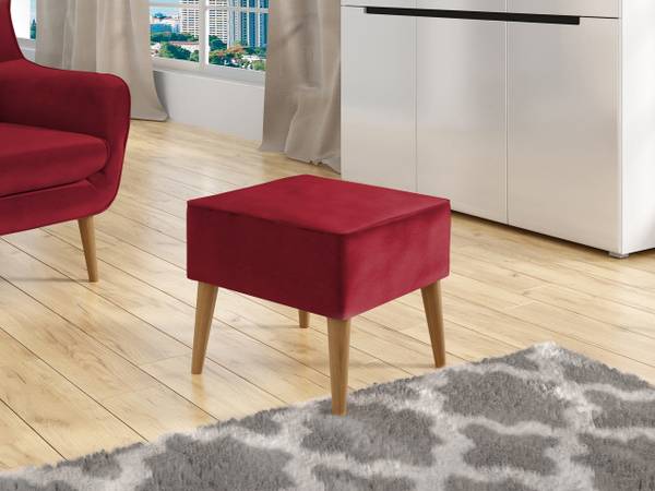 Fußbank Estjano Rot