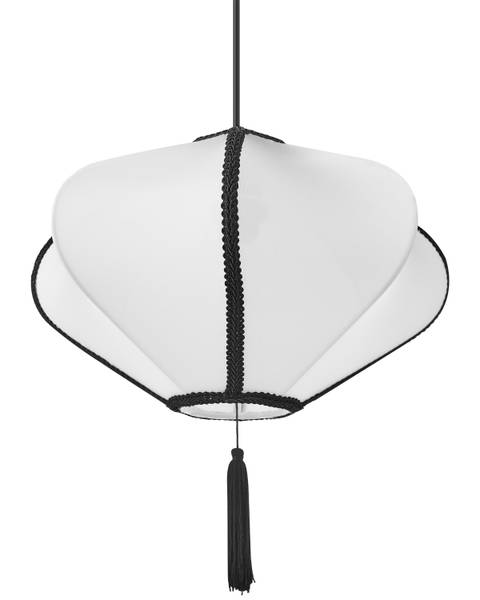 Pendelleuchten TUCURO Schwarz - Weiß - Bambus - 39 x 101 x 39 cm