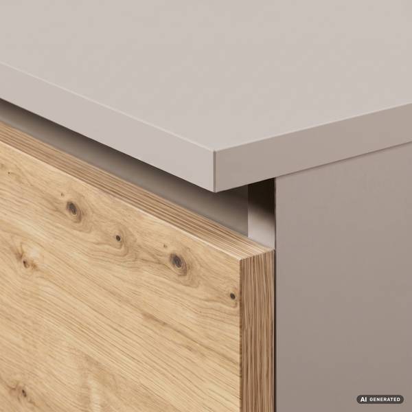 Kommode CL6 2529 Beige - Kaschmir - Eiche Dekor