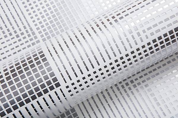 Tapete 85071BR30 Weiß - Kunststoff - 53 x 101 x 1 cm