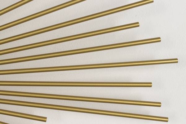 Wandspiegel Modern Tup Gold - Metall - 80 x 80 x 3 cm